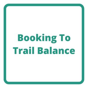 Your bookkeeper will prepare a booking to trail balance sheet at the end of each reporting period
